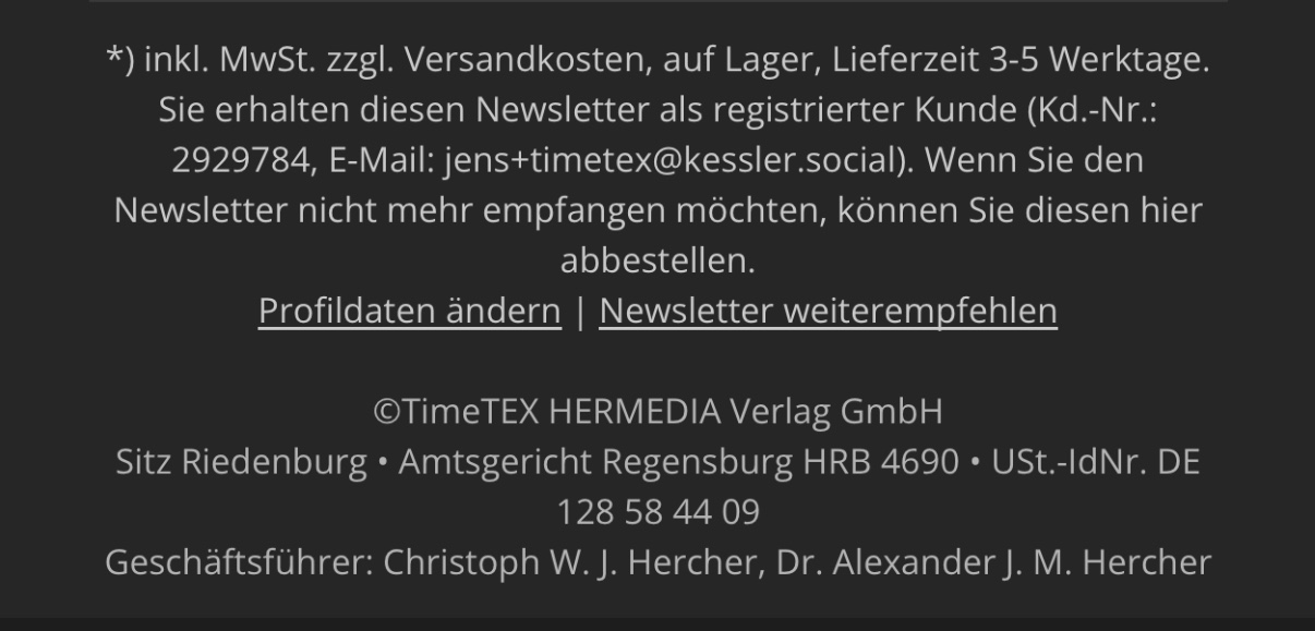 Bild vom E-Mail Footer
